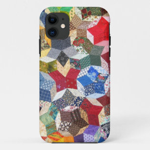 Vintage Quilt Seamstress Geometric Pattern iPhone 11 Case