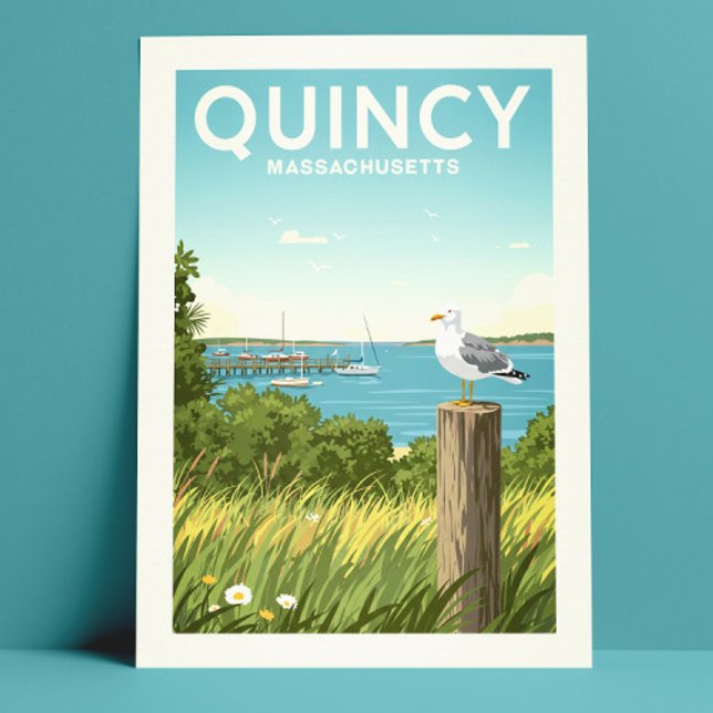 Vintage Quincy Massachusetts Postcard (Creator Uploaded)