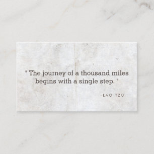 Vintage Quote Business Card for Authors, Writers