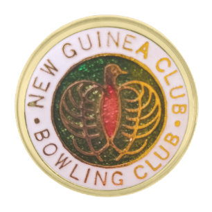 Vintage Rabaul Bowling Club Lapel Pin