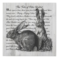 Vintage Rabbit Black & White Nursery