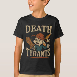 Vintage Rabbit Death To Tyrants Retro 90s T-Shirt