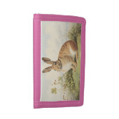 Vintage Rabbit In Field Wallet (Side)