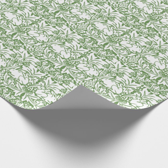 Vintage rabbits wrapping paper (Corner)