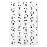 Vintage Raccoon Art Pattern Cute Raccoons Design Magnet