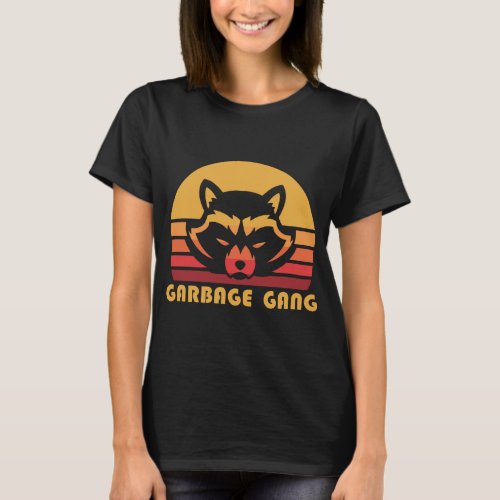 Vintage Raccoon Garbage Gang Animal T_Shirt