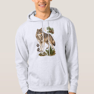 vintage raccoon, raccoon art, raccoon lover gift,  hoodie