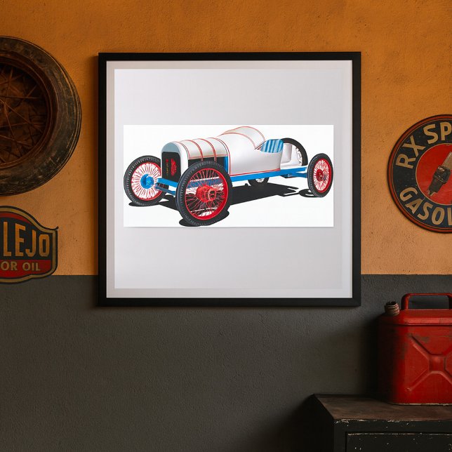 Vintage Race Car Classic Auto Poster (Creator Uploaded)