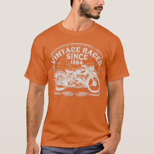 Vintage Racer Since 1984 Retro Motorbike Motorcyc T-Shirt