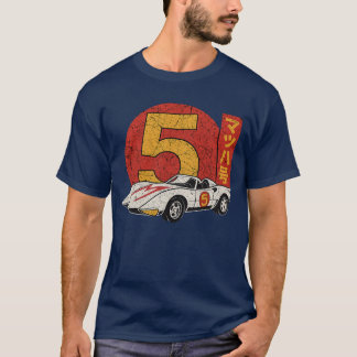 Vintage Racers Car Racing Retro Mach Classic Five T-Shirt