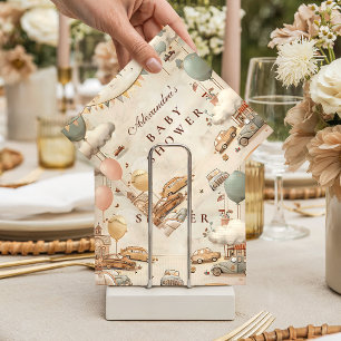 Vintage Racing Baby Shower Napkins