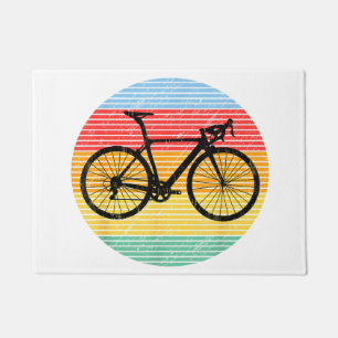 Vintage Racing Bicycle Funny Road Bike Racer Gift Doormat