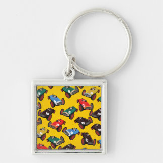 Vintage Racing Cars Keychain