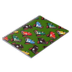Vintage Racing Cars Notebook