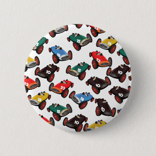 Vintage Racing Cars Pinback Button