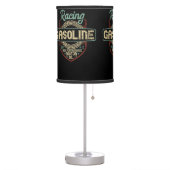 Vintage Racing logo design Table Lamp (Left)