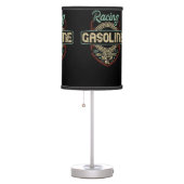 Vintage Racing logo design Table Lamp (Right)
