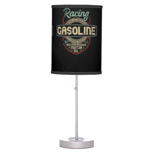 Vintage Racing logo design Table Lamp