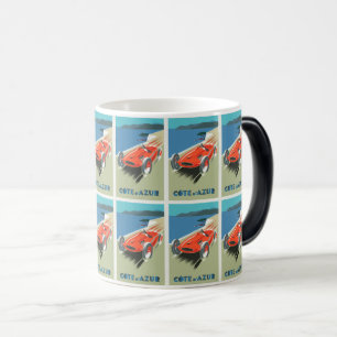 Vintage Racing on the Côte d'Azur France Color Morph Mug