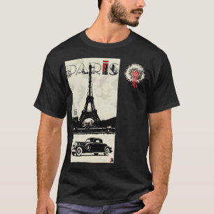 vintage radio car paris europa classic T-Shirt