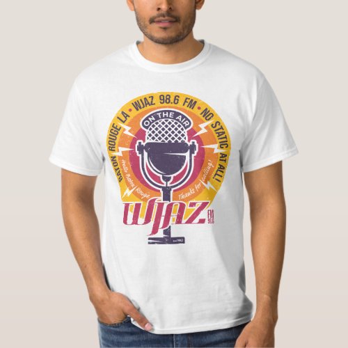 Vintage Radio Design WJAZ FM Design T_Shirt