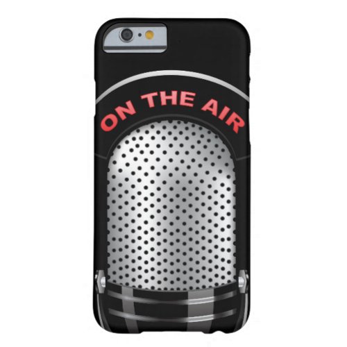 Vintage radio microphone barely there iPhone 6 case