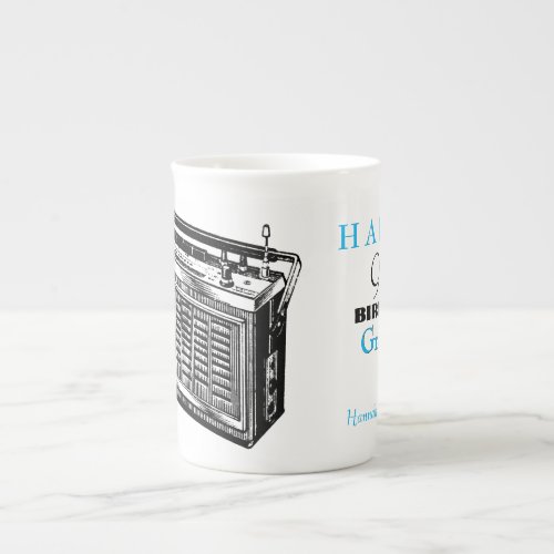 Vintage Radio personalized 90th Birthday Mug