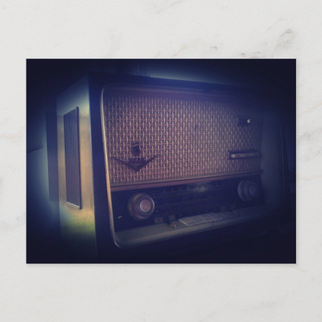 Vintage Radio Postcard (Front)