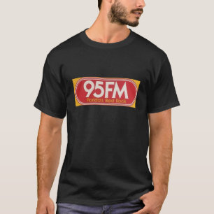 vintage radio station 95 fm tampa bay rocks music T-Shirt