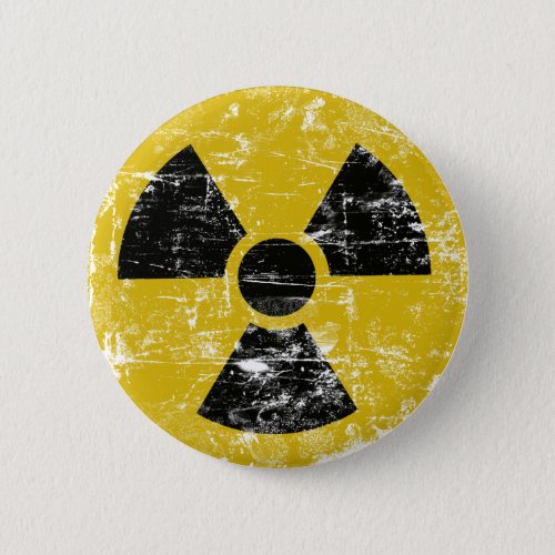 Vintage Radioactive Pinback Button