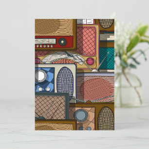 Vintage Radios Invitation