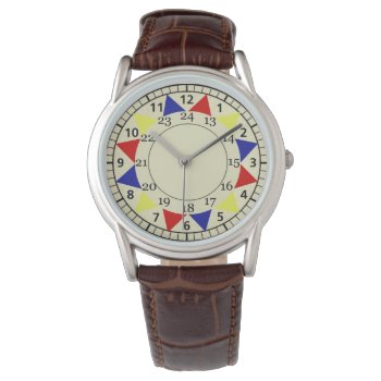 Vintage Raf Traditional Watch Leather Strap by funny_tshirt at Zazzle