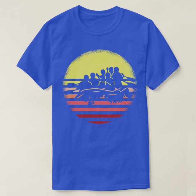 Vintage rafting raft whitewater  T-Shirt (Design Front)