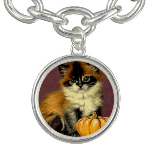 Vintage Ragdoll Halloween Cat Bracelet