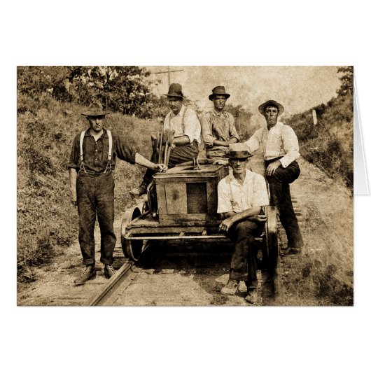 Vintage Rail Crew circa 1890s-1910 (Front Horizontal)