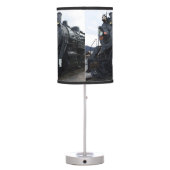 Vintage Railroad Steam Train Table Lamp (Back)
