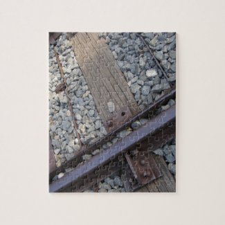 vintage railroad track photo jigsaw puzzle