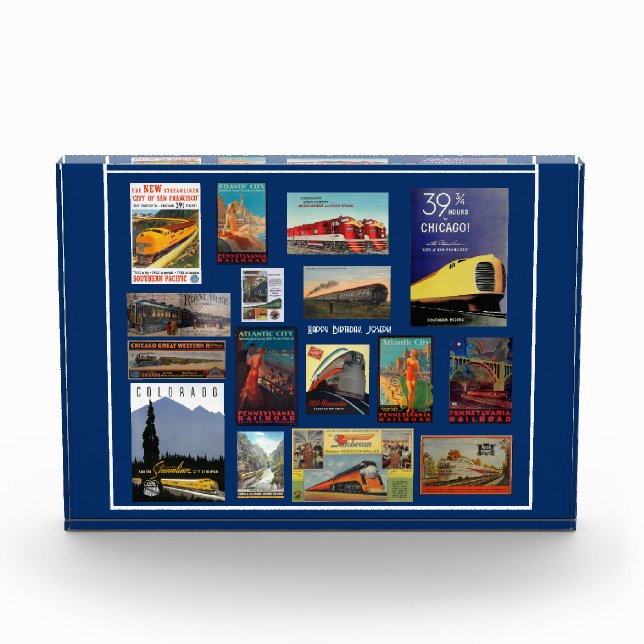 Vintage Railway Advertising      Photo Block (Front)