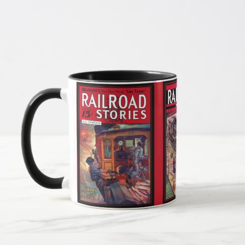 Vintage Railway Magazine Covers Coffee Mug