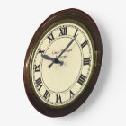vintage railway station look clock
