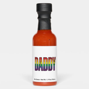 Vintage Rainbow Daddy Pride Typography T-Shirt_1 Hot Sauces