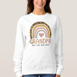 Vintage Rainbow Grandma  Sweatshirt