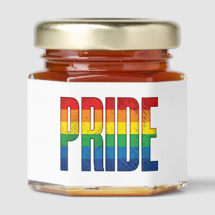 Vintage Rainbow Pride Typography Shirt Design_1 Honey Jar Favors
