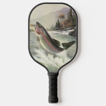 Vintage Rainbow Trout Fisherman Fishing for Fish