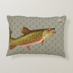 Fly fishing throw pillows clearance