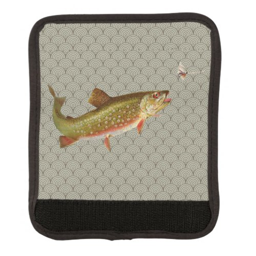 Vintage Rainbow Trout Fly Fishing Luggage Handle Wrap