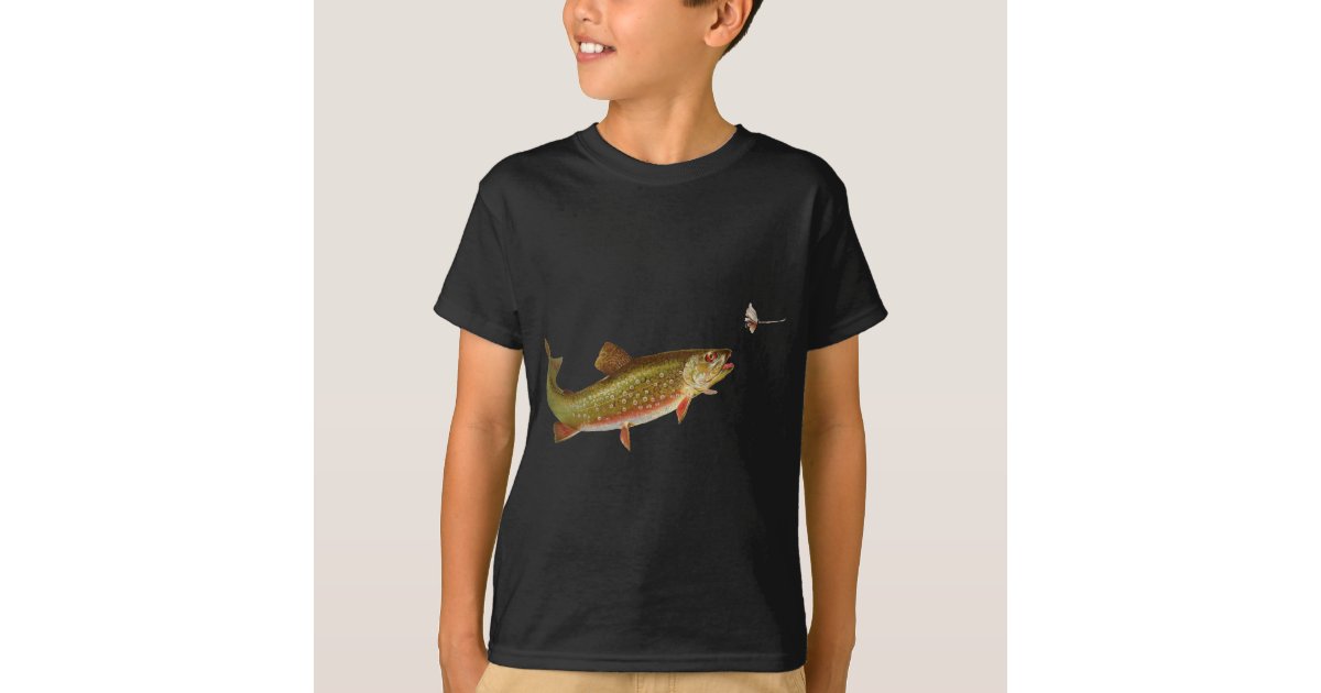 Vintage Rainbow Trout Fly Fishing T-Shirt