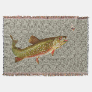 Rainbow Trout Blankets & Throws