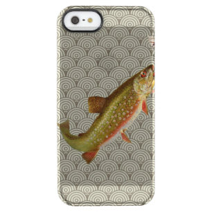Vintage Rainbow Trout Fly Fishing Clear iPhone SE/5/5s Case