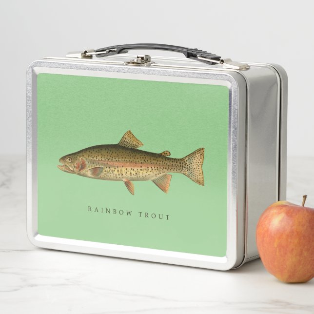Vintage Rainbow Trout Lunchbox (In Situ)